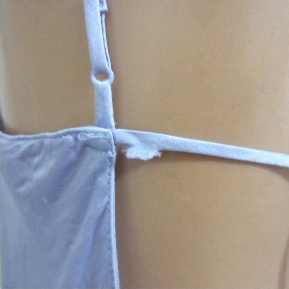 Vintage Y2K 100% Silk Dress Silk Slip Dress Backless Dress Cowl Valentines - Picture 9 of 11